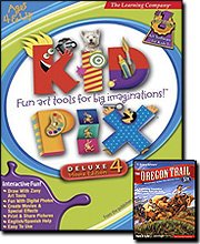 Kid Pix Deluxe 4 & Oregon Trail 5 Bundle
