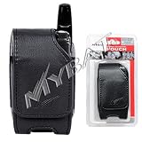 High Quality Black Leather Stylish Carry Case Pouch With Magnetic closing flap For Kyocera Deco E1000, KX9A