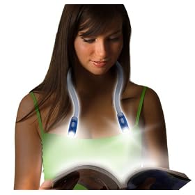 HUGlight Flexible Hands Free Book Light - Pink