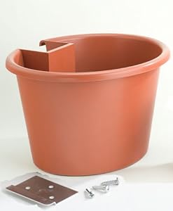 Amazon.com : My Garden Post Planter (Large Terracotta) : Mailbox