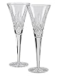 Waterford Lismore Toasting Flutes, Set of 2