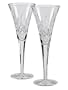 Waterford Lismore Toasting Flutes, Set of 2