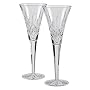 Waterford Lismore Toasting Flutes, Set of 2