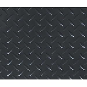 G-Floor Garage Shop Floor Coverings - 10ft. x 24ft., Diamond Design, Midnight Black, Model#... by Better Life Technology