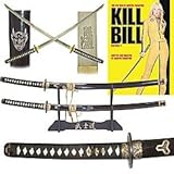 KILL BILL Katanas Two Sword Set with Display Stand