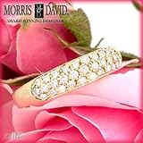 14K .30 CTW Yellow Gold Pave' Diamond Domed Ring