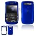 Blackberry Curve 8900 Cell Phone Dark Blue Solid Protective Case Faceplate Cover
