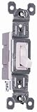 Pass & Seymour Trademaster Single Pole Switch, White, 10-Pack #660WGCP