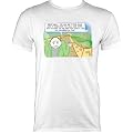 An Idiot Abroad Karl Pilkington Parody Badly Drawn White Mens T-Shirt