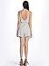 Choies Women's Cotton Summer Sexy Stripe Spaghetti Strap Backless Romper Playsuit