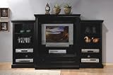 Black Entertainment Center By Coaster Furniture
