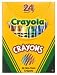 BINNEY & SMITH / CRAYOLA Classic Color Pack Crayons, Wax, Standard Size, Peggable Tuck Box, 24 Colors/Box