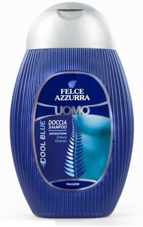 Felce Azzurra Shower Gel Shampoo Man Cool Blue Uomo 250ml by Paglieri