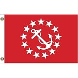 US YACHT - VICE COMMODORE 12in x 18in Flag