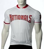MLB Washington Nationals Women's Cycling Jersey, White, Small