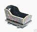 Miniature Natasha Decoupage Cradle Dollhouse Miniature