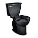 American Standard 2757.016.178 Cadet 3 Right Height Round Front Toilet with 14-Inch Rough-In, Black