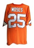 Haven Moses Denver Broncos Autographed/Hand Signed Orange Throwback Jersey Inscribed ''Broncos'' ''S