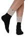 Betsey Johnson Crew Socks Gold Lurex Ruffles Pink Heart Betsey Logo