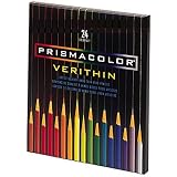 Prismacolor 2428 Prismacolor Verithin Colored Art Woodcase Pencils, 36 Assorted Colors/Set