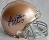 Johnny Lattner Signed Notre Dame Fighting Irish Mini Helmet