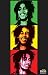 (24x36) Bob Marley 3 Faces, Vertical Music Blacklight Poster Print