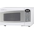 Sharp R-230KW 800-Watt 4/5-Cubic-Foot Compact Microwave, White