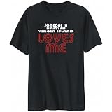 T-Shirt Mens Black  SOMEONE IN British Virgin Island LOVES ME  Countries