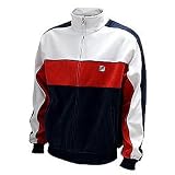 Fila Basic Velour Warmup Jacket Mens