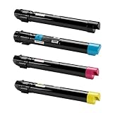 Compatible Xerox Phaser 7500, 7500N, 7500DN, 7500DT, 7500DX High Yield Toner 106R01446, 106R01443, 106R01444, 106R01445 Cartridges Combo - 4pk (BCMY) - South America, East Europe