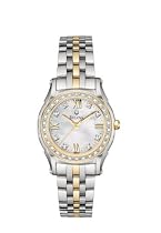 Bulova Women's Diamond Accented Case Bracelet Mother of Pearl Dial Watch #98R128