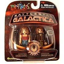 Battlestar Galactica Modern Minimates 2-Pack Series 3 D'anna Biers & Sharon Valerii