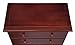 100% Solid Wood 5-Drawer Chest by Palace Imports, Mahogany Color, 32