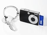 Eigenschaften troi / Schlüsselanhänger SD Speicherkarte sieht aus wie eine Digitalcamera ( ist aber keine )ohne Schlüssel