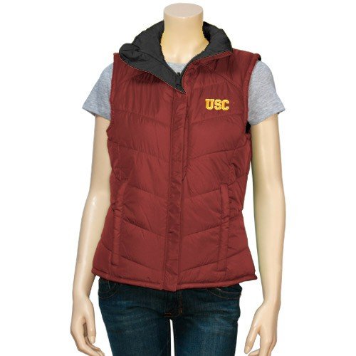 Columbia Usc Trojans Women's Dbl Reverse Vest Large