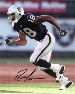 Randy Moss Signed / Autographed / 8x10 Oakland Raiders Photo