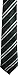 School Uniform Neckties - Wizard Pinstripe Costume Tie