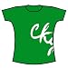 T-Shirt CKY (Femme) - Wrap Logo - Taille S - Vert