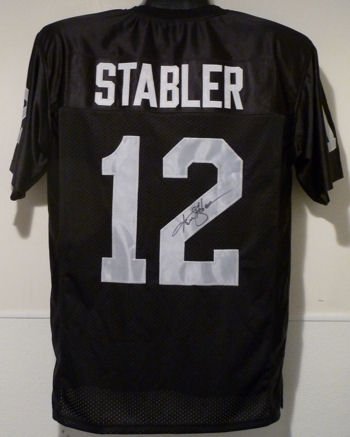 Ken Stabler Autographed Oakland Raiders Jersey