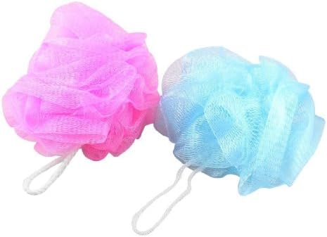 Aquapoufsentials Mesh Pouf Bathing Sponge Travel Size - 2 Pack