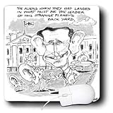 Londons Times Space The Final Frontier Cartoons - Prince Charles Meets Visitors From Planet Ear - Mouse Pads