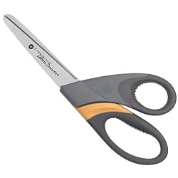 Westcott Ultra Smooth Left and Right Handed Titanium Bonded Bent-Handle Scissors, 8"