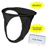 Calston Industries Remote Tickling Panties, Black Tonga