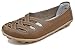 Kunsto Womens Leather Loafer Shoes Slip on