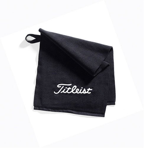 TITLEIST Golftuch Tour Towel Microfaser, schwarz