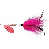 Mepps Musky Killer Dressed Fishing Lure, 3/4-Ounce, Hot Pink/Pink Tail