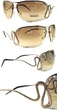 Roberto Cavalli - ROBERTO CAVALLI 152S SUNGLASSES CRYSTALS RHINESTONES SNAKE MAIA 152 SUN GLASS BROWN GRADIENT