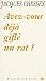 Avez-vous deja gifle un rat?: Un pamphlet (French Edition)