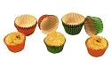 Mini Red Foil Baking Cups, 48 per package