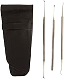 TAMSCO Set of 3 Pet Scalers ( M-208 VL5, M-206 VL3, M-207 VL4 and B-407) in Leather Case